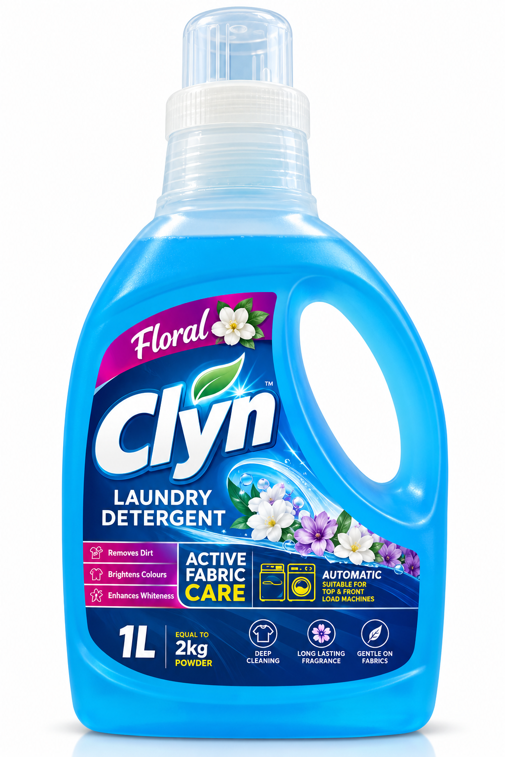 Clyn Liquid Laundry detergent Suitable for both top load and front load machines | Removes stains | Brightens Clothes | Maintains Texture & fabric